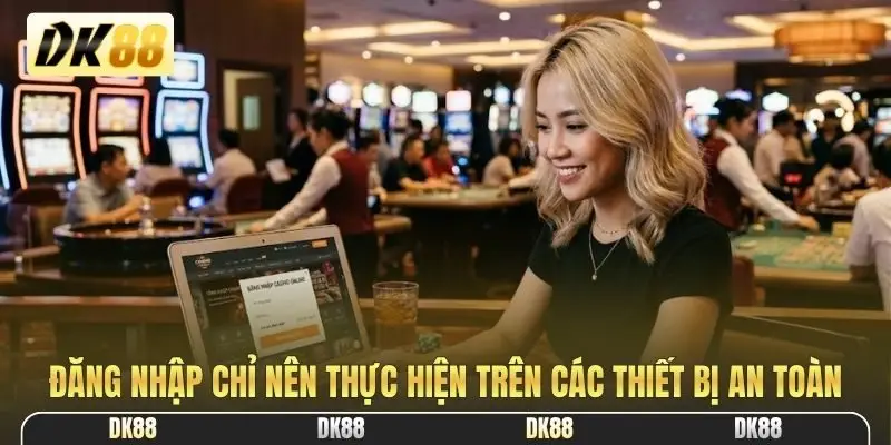 Đăng nhập chỉ nên thực hiện trên các thiết bị an toàn